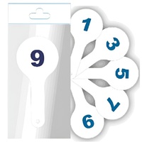 Касса-веер цифр от 0 до 9 - «globural.ru» - Чайковский