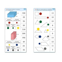 Комплект карточек (10) "Обучающий калейдоскоп. Геометрические фигуры" - «globural.ru» - Чайковский
