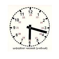 Часовой циферблат раздаточный - «globural.ru» - Чайковский