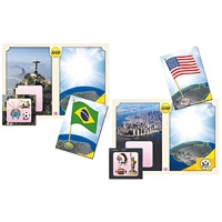 Настольно-печатная игра "Флаги стран мира 2. Азия, Африка, Австралия, Америка" - «globural.ru» - Чайковский