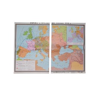 Учебная карта "Европа в 16 - первой половине 17 в.в." 1030*1420 мм (матовое, 2-стороннее лам.) - «globural.ru» - Чайковский