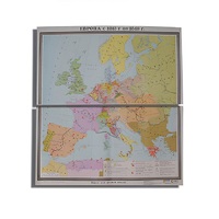 Учебная карта "Европа с 1815 - 1849 г.г." 1180*1070 мм (матовое, 2-стороннее лам.) - «globural.ru» - Чайковский