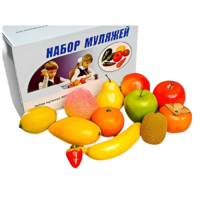 Набор муляжей фруктов 12 штук - «globural.ru» - Чайковский
