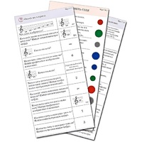 Комплект карточек (10) "Обучающий калейдоскоп. Музыкальные термины" - «globural.ru» - Чайковский