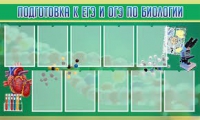Стенд "Подготовка к ЕГЭ и ОГЭ по биологии" (вариант 2) - «globural.ru» - Чайковский