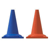 Набор конусов сигнальных 33 см (6 голубых + 6 оранжевых) - «globural.ru» - Чайковский