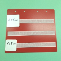 КРАСНЫЙ лист-вкладыш в папку ПЕКС БОЛЬШАЯ для карточек 5*5 и 6*6 см - «globural.ru» - Чайковский