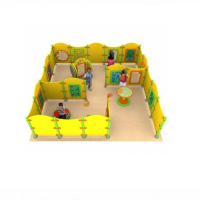 Квадратное игровое ограждение - «globural.ru» - Чайковский