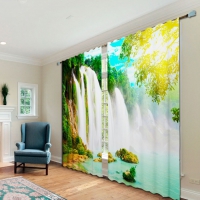 Комплект светонепроницаемых штор "Водопад" - «globural.ru» - Чайковский