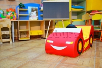 Напольная игрушка "Машинка - гонка" с аппликацией (ВИК) - «globural.ru» - Чайковский