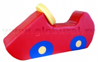 Напольная игрушка "Машинка" с аппликацией (ВИК) - «globural.ru» - Чайковский