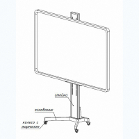 Мобильная стойка SMART-BASE DSM для интерактивных досок - «globural.ru» - Чайковский