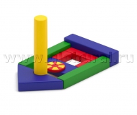 Мягкий модуль-конструктор «Пароходик» (ВИК) - «globural.ru» - Чайковский