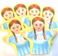 Набор кукол - рукавичек  "Эмоции. Девочки" - «globural.ru» - Чайковский