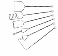 Комплект "Постановочные зонды с витыми ручками кочергой и 6 шариками" (6 штук) - «globural.ru» - Чайковский