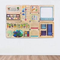 Дидактическая настенная панель «Познаем окружающий мир» - «globural.ru» - Чайковский