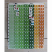 Панель для визуального расписания с цветными ячейками - «globural.ru» - Чайковский