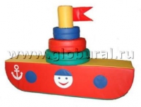 Мягкий модуль-конструктор “Пароход” (ВИК) - «globural.ru» - Чайковский