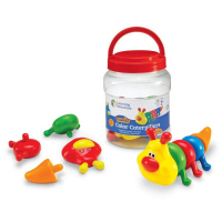 Игра на сенсомоторное развитие "Цветные гусеницы" - «globural.ru» - Чайковский