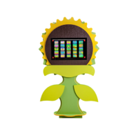 Интерактивная напольная пристенная доска «Подсолнух»  - «globural.ru» - Чайковский