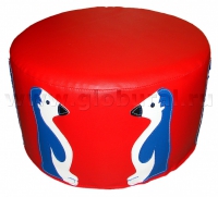 Пуфик «Пингвины» (шелкография, ВИК) - «globural.ru» - Чайковский