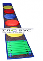 Сенсорная дорожка №3 (элементы с  наполнителями, канат, пуговицы) 7 фракций - «globural.ru» - Чайковский