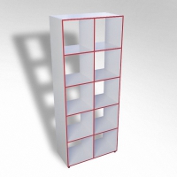 Шкаф открытый многосекционный ТР10 ЛДСП  - «globural.ru» - Чайковский