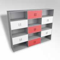 Шкаф встраиваемый закрытый с открытой полкой многосекционный ТР9 ЛДСП  - «globural.ru» - Чайковский