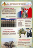 Стенд "На службе Отечеству" (вариант 1) - «globural.ru» - Чайковский