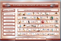 Трехсекционный базовый комплект "Травмы. Кровотечения. Ожоги" для учащихся общеобразовательных учреждений - «globural.ru» - Чайковский