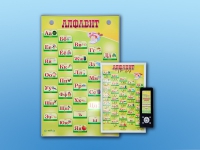 Интерактивный стенд "Говорящая азбука" адаптивный, с сенсорным пультом управления и планшетом со шрифтом Брайля - «globural.ru» - Чайковский