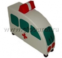 Напольная мягкая игрушка «Скорая помощь» каталка - «globural.ru» - Чайковский