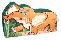 Напольная игрушка "Слоник" с шелкографией (ВИК) - «globural.ru» - Чайковский