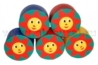 Пуфик «Солнышко» d=50*25см (ВИК) - «globural.ru» - Чайковский