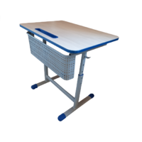 Стол ученический одноместный "Киташка -1" с регулировкой наклона столешницы - «globural.ru» - Чайковский