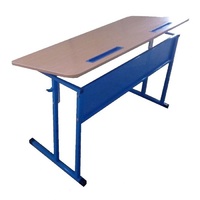 Стол ученический двухместный с регулировкой наклона столешницы - «globural.ru» - Чайковский