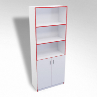 Стеллаж полуоткрытый А-310 ТР ЛДСП - «globural.ru» - Чайковский