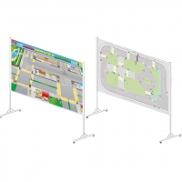 Магнитный стенд двусторонний "Азбука дорожного движения ПДД" - «globural.ru» - Чайковский