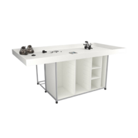 Стол для конструирования и робототехники с полками и местами хранения  - «globural.ru» - Чайковский