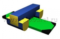 Модуль Трансформер №6 (с брусом и туннель - опорами, ВИК) - «globural.ru» - Чайковский