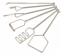 Комплект "Постановочные зонды на витых ручках с колечком (шарик фторопласт) (6 штук) - «globural.ru» - Чайковский