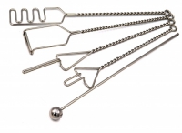 Комплект "Постановочные зонды на витых ручках с колечком (с металлическим шариком)" 5 штук - «globural.ru» - Чайковский