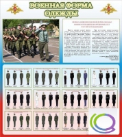 Стенд "Военная форма одежды (герб РФ)" - «globural.ru» - Чайковский
