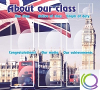 Стенд "About our class" - «globural.ru» - Чайковский