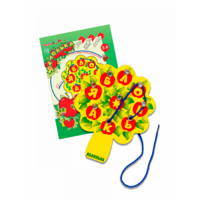 Игровое пособие Шнур-грамотей "Яблонька" - «globural.ru» - Чайковский