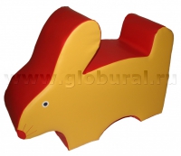 Напольная игрушка "Заяц" с аппликацией (ВИК) - «globural.ru» - Чайковский