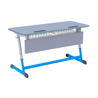 Парта двухместная Nomad V регулируемая по высоте - «globural.ru» - Чайковский