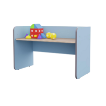 Стол для речевых игр из коллекции «НЕГА» (цвет голубой) - «globural.ru» - Чайковский