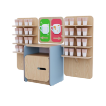 Питьевая зона из коллекции «НЕГА» (цвет голубой) - «globural.ru» - Чайковский