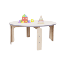 Круглый растущий стол из коллекции «НЕГА» р.гр. 2-3 (цвет бежевый) - «globural.ru» - Чайковский